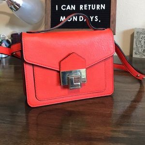 Orange Short Strap Shoulder Purse by The Limited